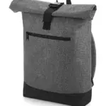 01729 - Roll-Top Backpack, grey marl/black — productfoto 2
