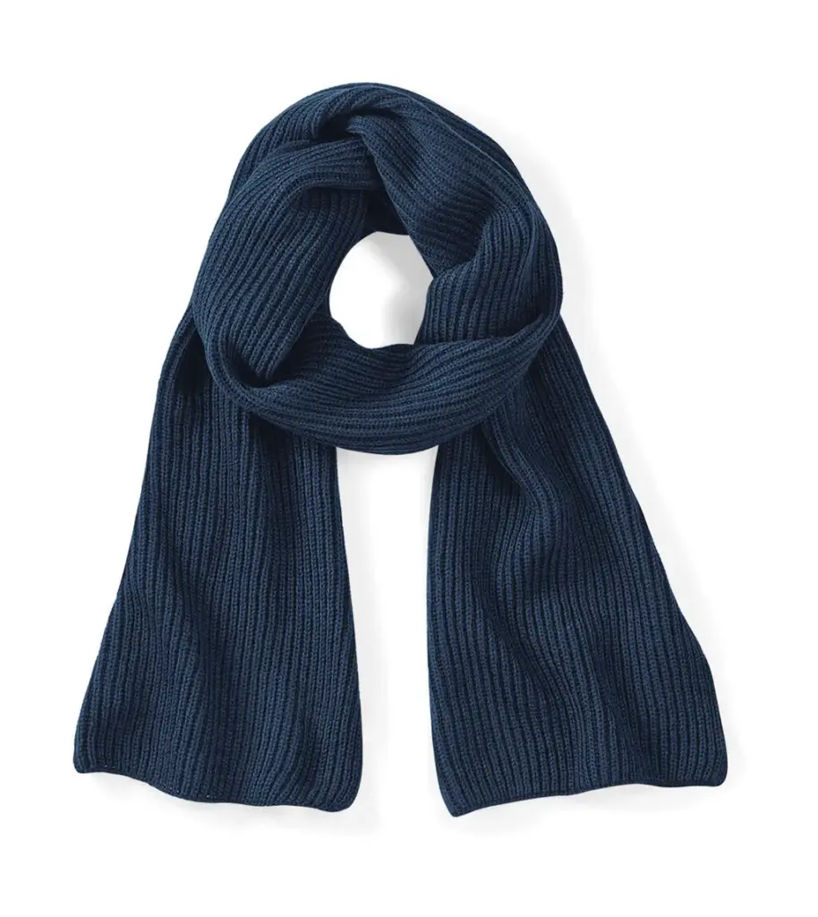 01869 - Metro Knitted Scarf, french navy — productfoto 2
