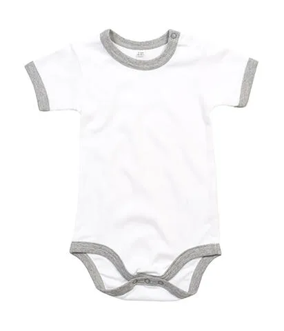 019_47_070_f-2019_01jpg - Hidalgo 01947 - Baby Ringer Bodysuit, white/heather grey melange — productfoto 4