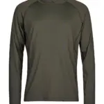 02054 - Long Sleeve CoolDry Tee, deep green — productfoto 5