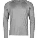 02054 - Long Sleeve CoolDry Tee, grey melange — productfoto 3
