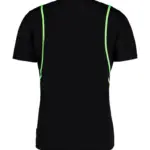 02111 - Regular Fit Cooltex® Contrast Tee, black/fluorescent lime — productfoto 3