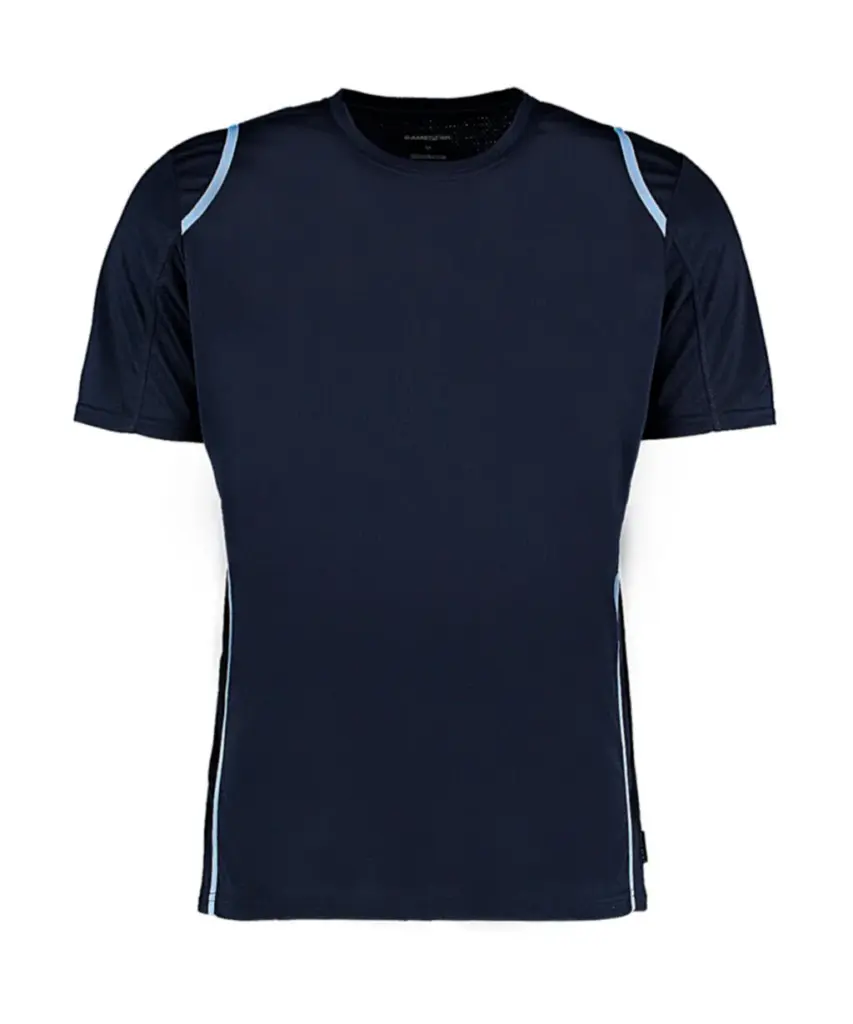 02111 - Regular Fit Cooltex® Contrast Tee, navy/light blue — productfoto 4