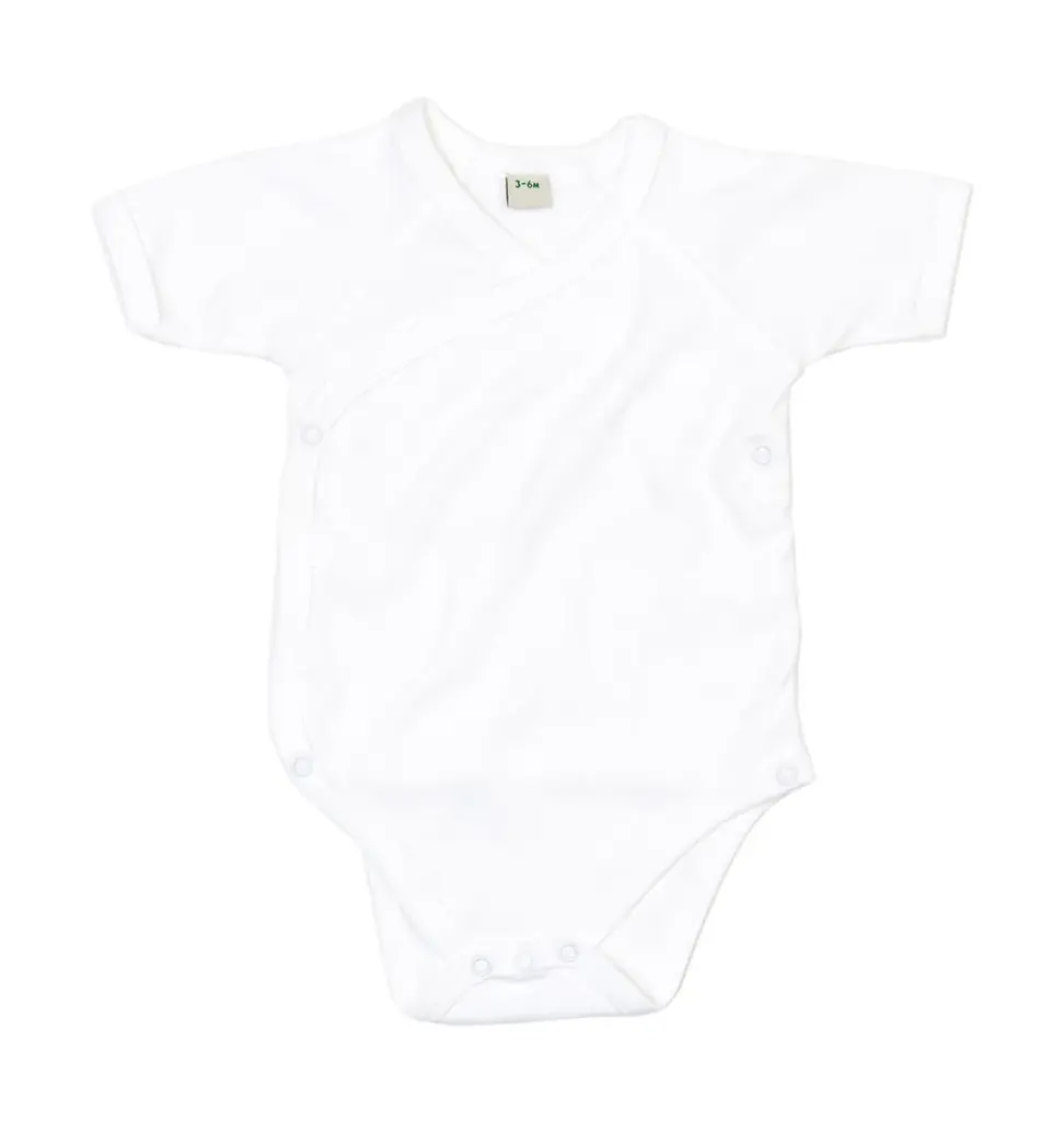 02347 - Baby Kimono Bodysuit, white