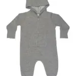 02547 - Baby All-in-One, washed grey melange — productfoto 2