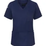 02967 - Ladies' Slip-on Tunic Essential Short Sl., navy — productfoto 2