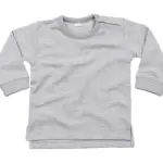 03147 - Baby Sweatshirt, heather grey melange