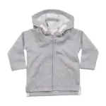 03247 - Baby Hoodie, heather grey melange — productfoto 2