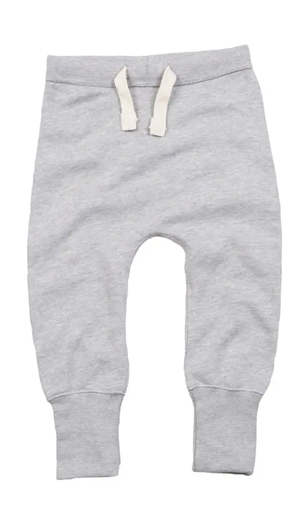 03347 - Baby Sweatpants, heather grey melange — productfoto 2