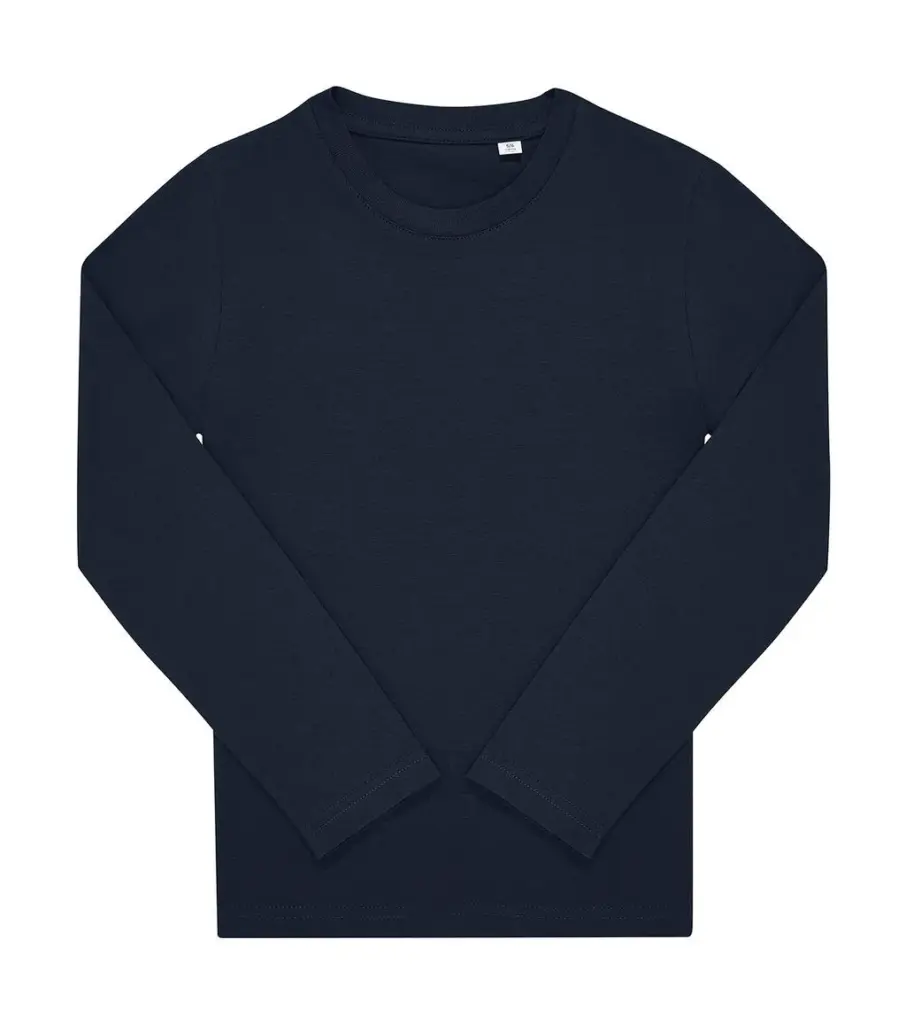 037_42_200_f-2025_01jpg - Hidalgo-werbeartikel Kinder Langarm-Shirt bedruckbar Baumwolle 150g/m² — Produktfoto 4