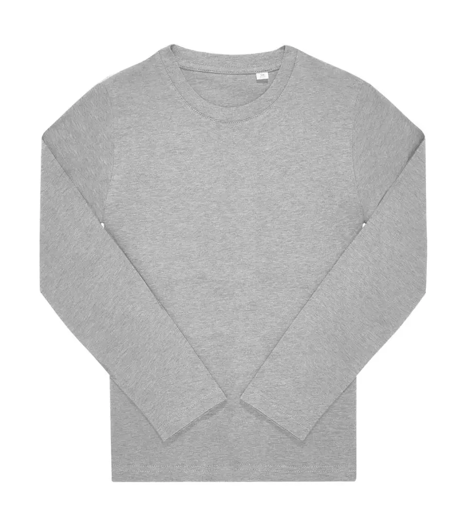 037_42_125_f-2025_01jpg - Hidalgo-werbeartikel Kinder Langarm-Shirt bedruckbar Baumwolle 150g/m² — Produktfoto 3