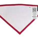 03747 - Bandana Bib, white / red