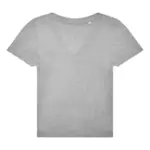 04042 - #E150 V T-Shirt /women, sport grey — productfoto 4