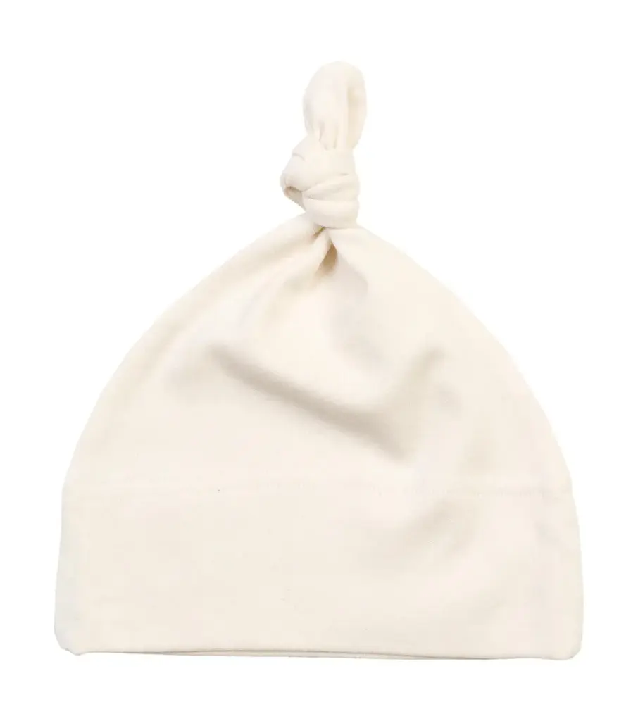 05447 - Baby 1 Knot Hat, organic natural — productfoto 2