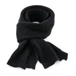 055_69_101_f-2015_01jpg - Hidalgo 05569 - Classic Waffle Knit Scarf, black