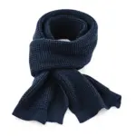 05569 - Classic Waffle Knit Scarf, french navy — productfoto 2