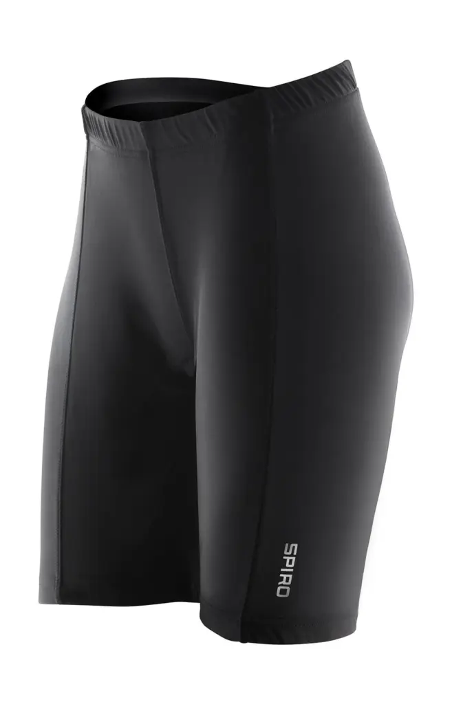 06333 - Ladies' Padded Bike Shorts, black