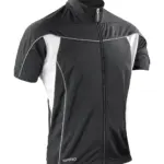 06433 - Bike Full Zip Top, black/white — productfoto 2