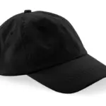 06669 - Low Profile 6 Panel Dad Cap, black
