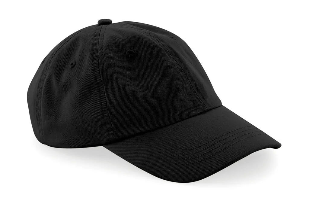 06669 - Low Profile 6 Panel Dad Cap, black