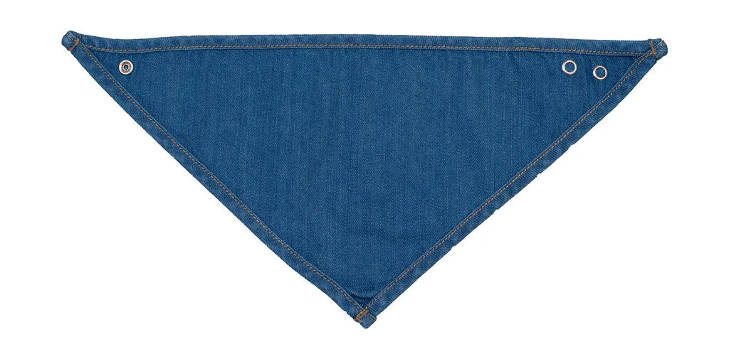 06747 - Baby Rocks Denim Bandana Bib, denim blue