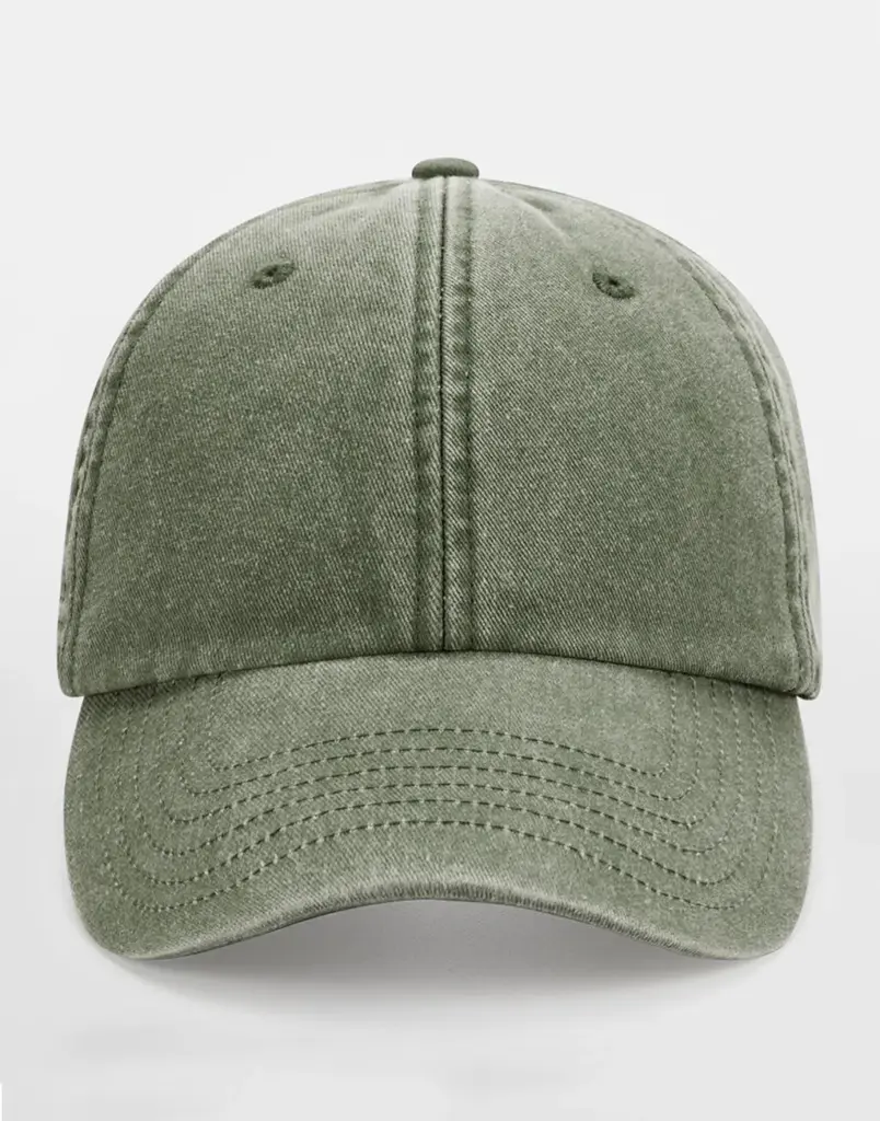 06769 - Low Profile Vintage Cap, vintage olive — productfoto 13