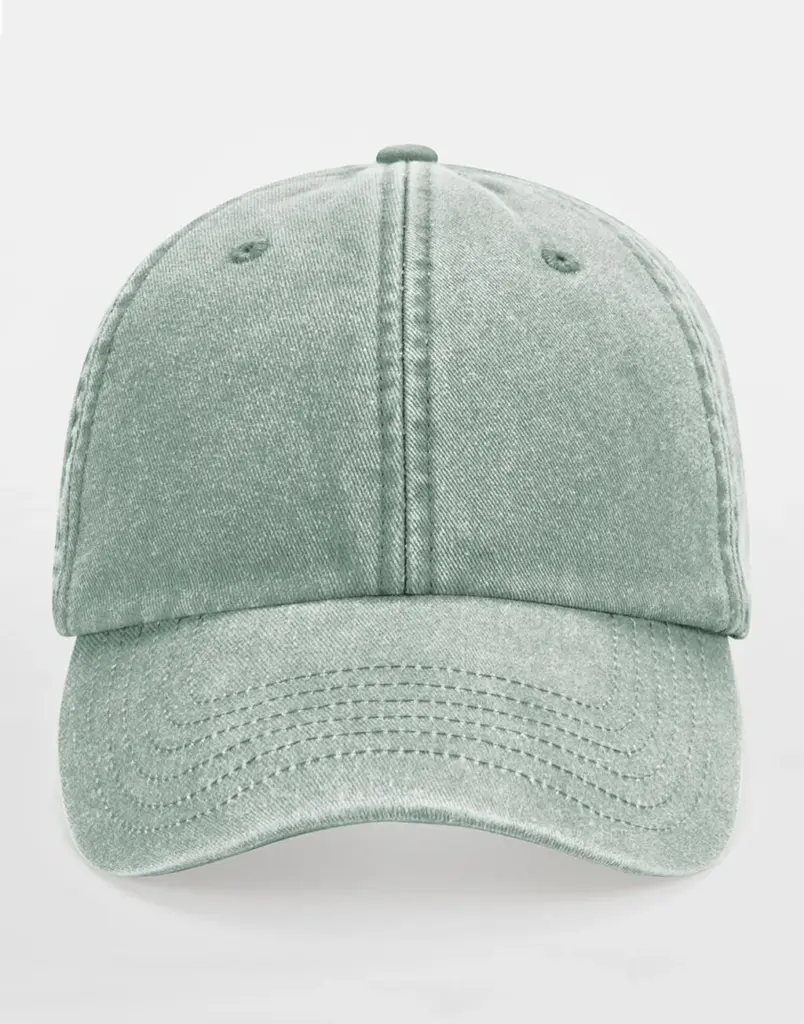 06769 - Low Profile Vintage Cap, vintage sage green — productfoto 15