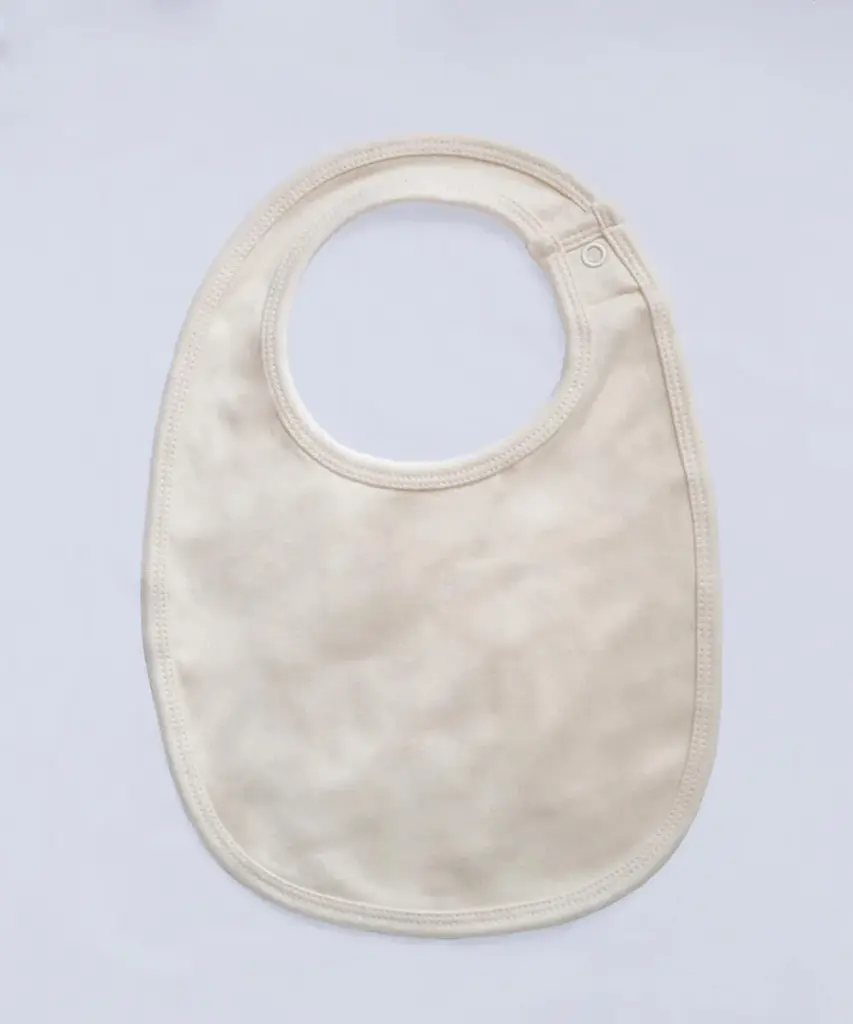 06947 - Single Layer Bib, organic natural — productfoto 2