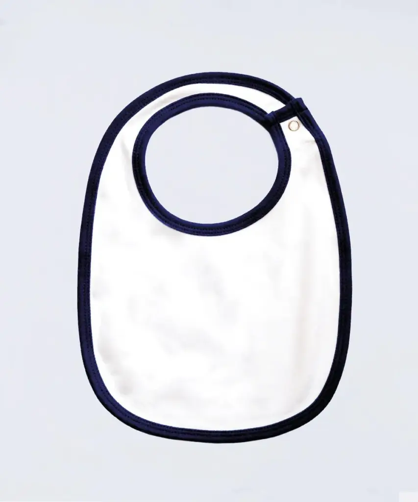06947 - Single Layer Bib, white/nautical navy — productfoto 4