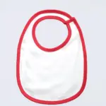 06947 - Single Layer Bib, white / red — productfoto 3