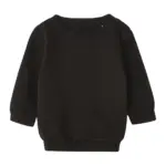 07447 - Baby Essential Sweatshirt, black — productfoto 2