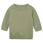 07447 - Baby Essential Sweatshirt, soft olive — productfoto 7