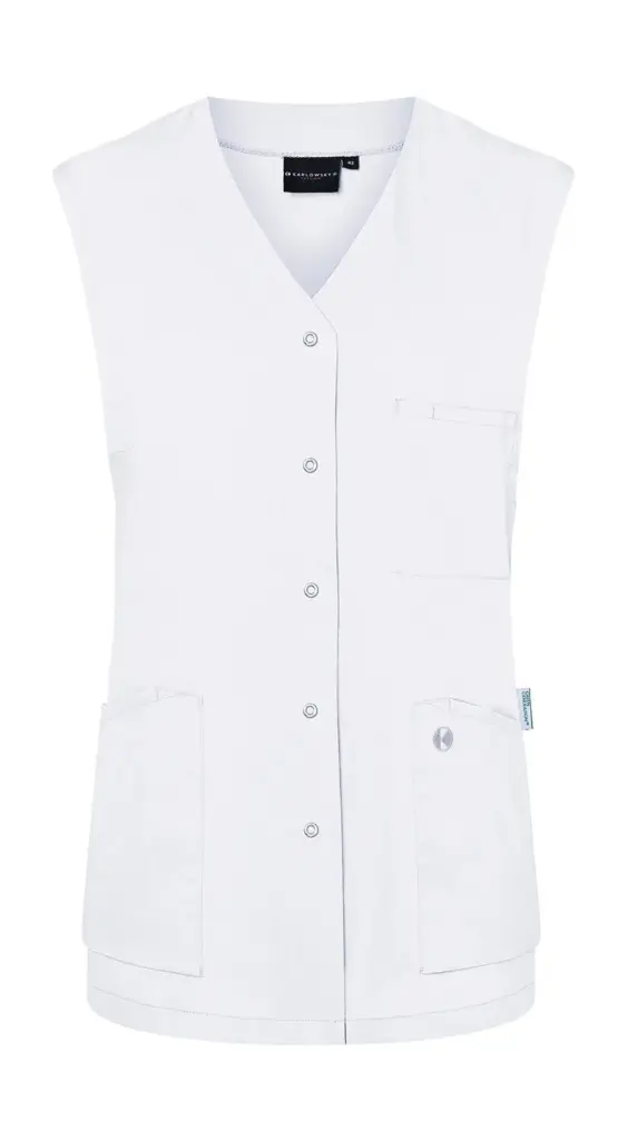 08967 - Sleeveless Ladies' Tunic Essential, white