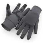 08969 - Softshell Sports Tech Gloves, graphite grey — productfoto 2