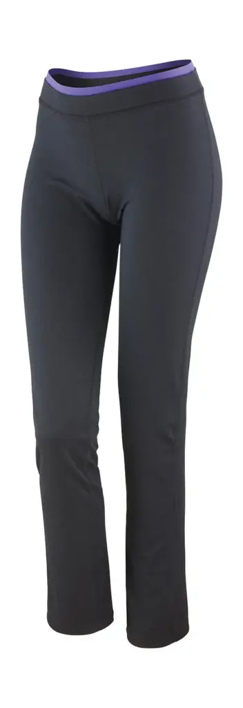 09133 - Women's Fitness Trousers, black/lavender