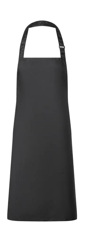 09567 - Salon Bib Apron with Buckle, black