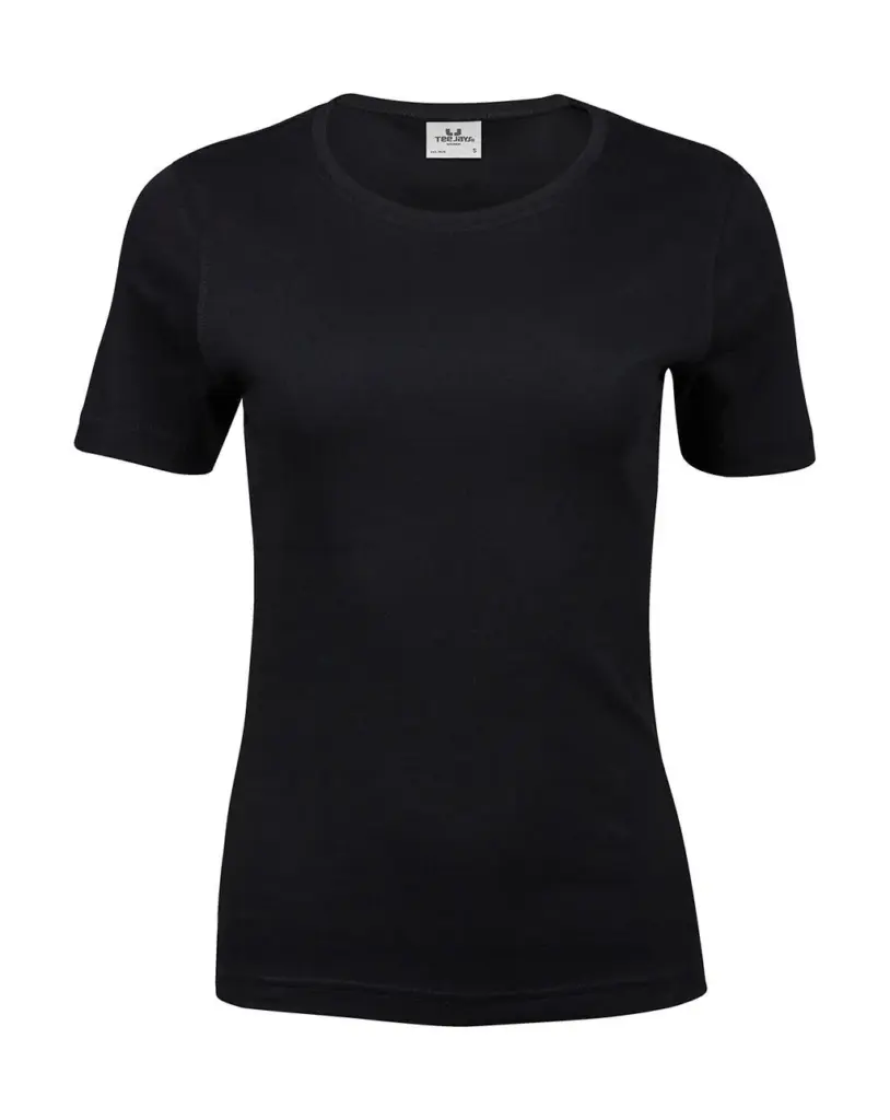 Women's Fitted T-Shirt Custom Logo Organic Cotton — product photo 3