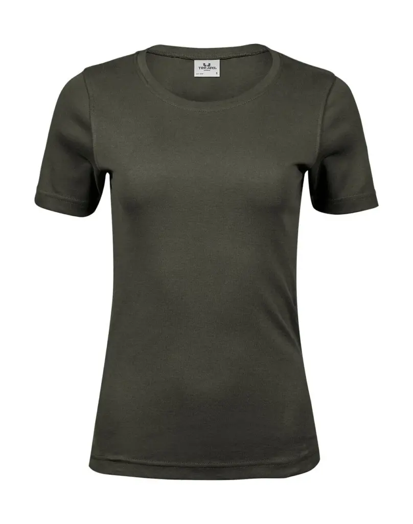 Women's Fitted T-Shirt Custom Logo Organic Cotton — product photo 13
