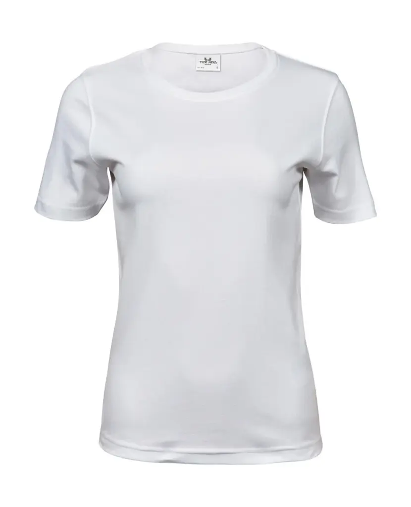 10154 - Ladies Interlock T-Shirt, white