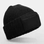 10269 - Zip Patch Beanie, black