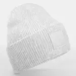 10369 - Deep Cuffed Tonal Patch Beanie, cloud grey — productfoto 3