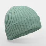 10669 - Organic Cotton Kids Beanie, dusty green — productfoto 5