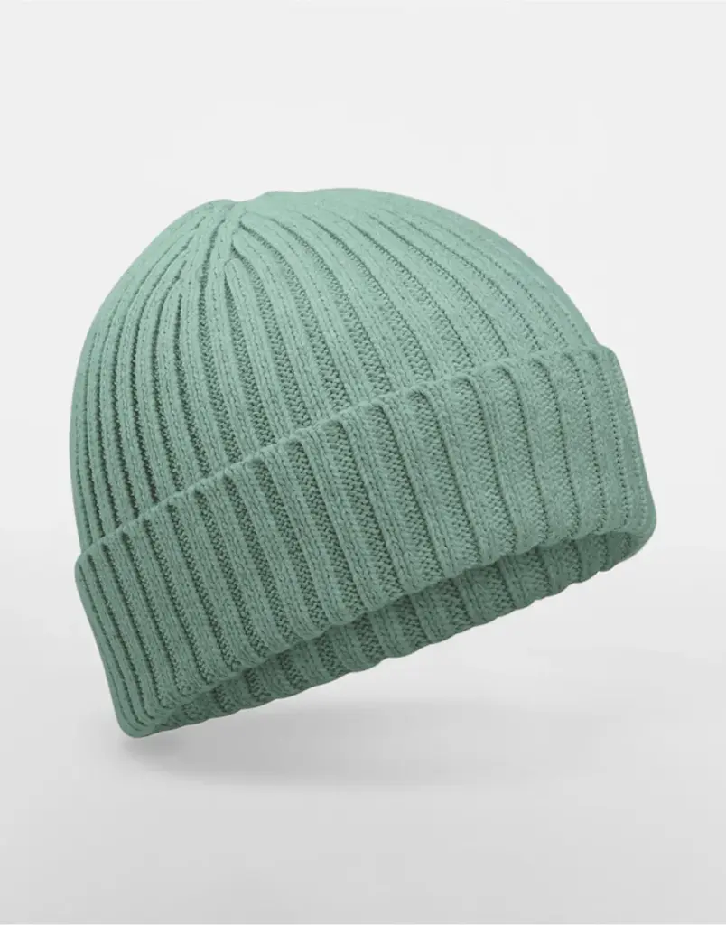 10669 - Organic Cotton Kids Beanie, dusty green — productfoto 5