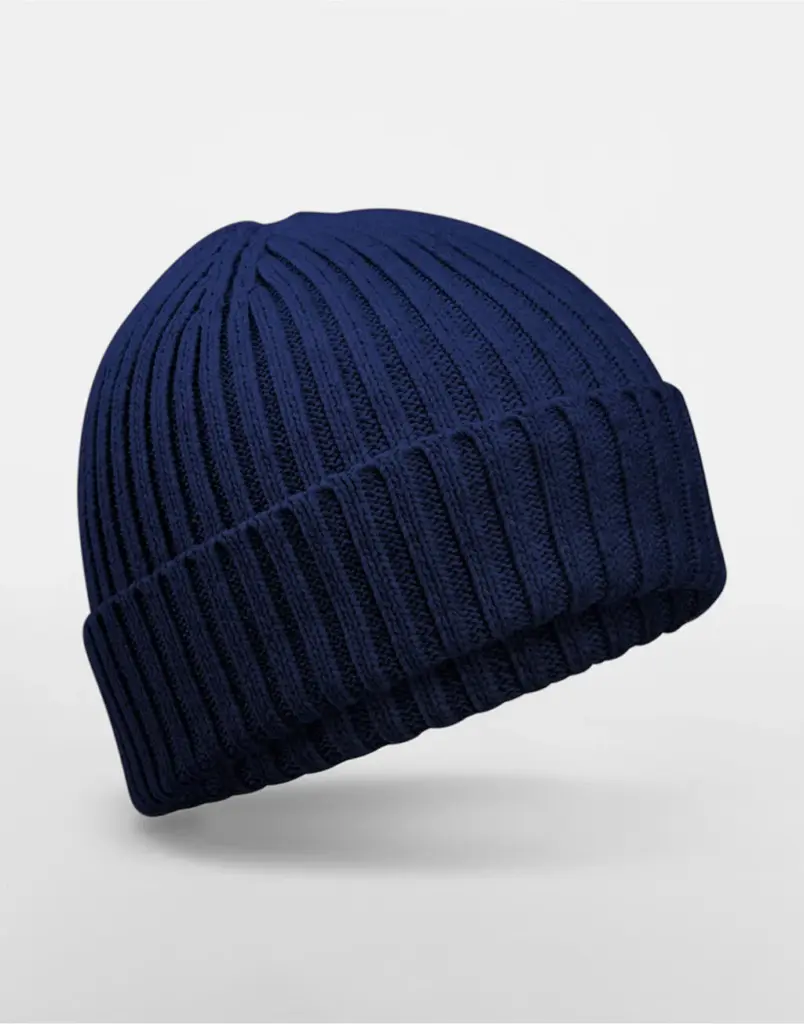 10669 - Organic Cotton Kids Beanie, oxford navy — productfoto 3