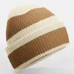10769 - Colour Block Beanie, vanilla/biscuit — productfoto 2