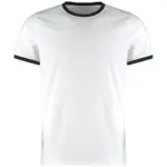 10811 - Fashion Fit Ringer Tee, white / black