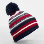 10869 - Multi-Sport Fan Beanie, french navy/classic red/white — productfoto 5