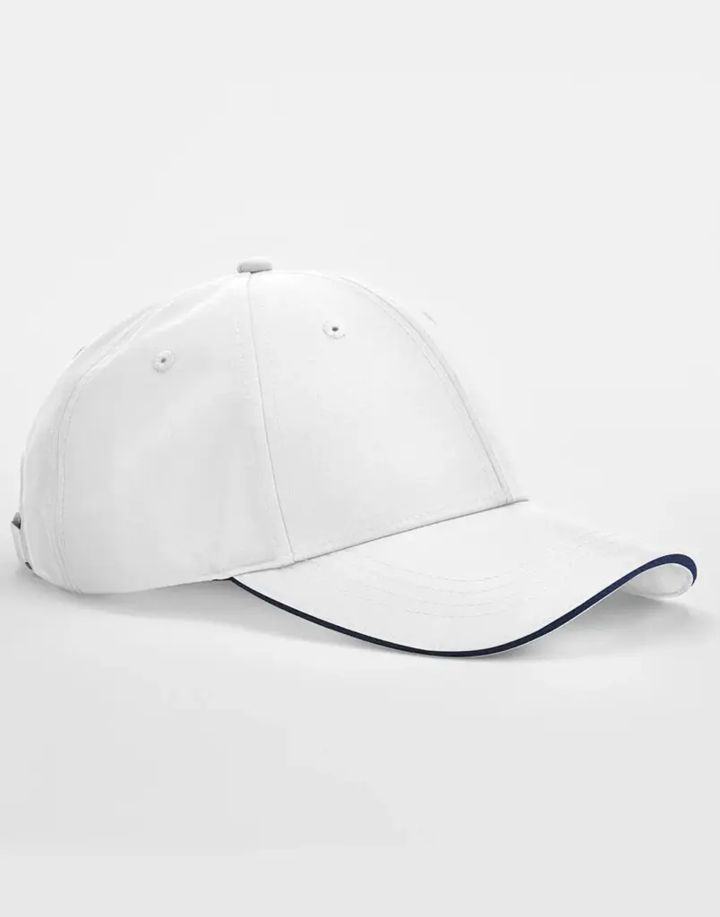 11469 - Team Sports-Tech Cap, white / french navy
