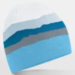 11569 - Mountain Peaks Pull-On Beanie, glacier peaks — productfoto 3