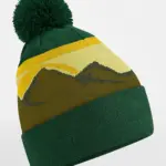 11669 - Mountain Peaks Pom Pom Beanie, alpine peaks